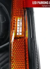 Spec-D Projector Headlights w/ LED Light Strip (Matte Black Housing/Clear Lens) Cadillac CTS 2008-2014                                     - 2LHP-CTS08JM-RS - Image 6