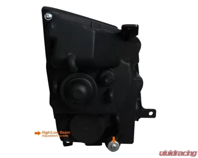 Spec-D Projector Headlights w/ LED Light Strip (Matte Black Housing/Clear Lens) Cadillac CTS 2008-2014 - 2LHP-CTS08JM-RS