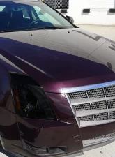 Spec-D  Projector Headlights w/ Bright White LED Bars (Black Housing/Smoke Lens) Cadillac CTS 2008-2014                                     - 2LHP-CTS08SM-RS - Image 9