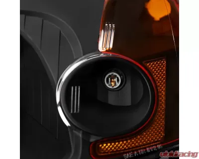 Spec-D Projector Headlights w/ H1 Bulbs (Matte Black Housing/Clear Lens) Honda Civic 2001-2003 - 2LHP-CV01JM-RS