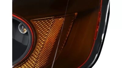 Spec-D Projector Headlights w/ H1 Bulbs (Matte Black Housing/Clear Lens) Honda Civic 2001-2003                                     - 2LHP-CV01JM-RS - Image 5