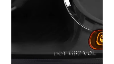 Spec-D Projector Headlights w/ H1 Bulbs (Matte Black Housing/Clear Lens) Honda Civic 2001-2003                                     - 2LHP-CV01JM-RS - Image 6