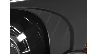 Spec-D Projector Headlights w/ H1 Bulbs (Matte Black Housing/Clear Lens) Honda Civic 2001-2003                                     - 2LHP-CV01JM-RS - Image 7