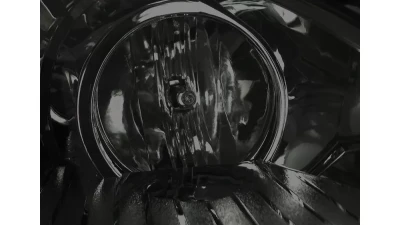 Spec-D Projector Headlights w/ R8 Style LED Light Strip (Chrome Housing/Smoked Lens) Honda Civic 2004-2005                                     - 2LHP-CV04G-8-RS - Image 4