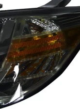 Spec-D Projector Headlights w/ R8 Style LED Light Strip (Chrome Housing/Smoked Lens) Honda Civic 2004-2005                                     - 2LHP-CV04G-8-RS - Image 7