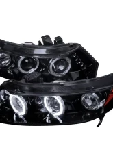 Spec-D Dual Halo Projector Headlights (Glossy Black Housing/Smoked Lens) Honda Civic 2006-2011                                     - 2LHP-CV062G-TM - Image 10