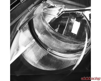 Spec-D Retro Style Projector Headlights (Matte Black Housing/Clear Lens) Honda Civic 2006-2011 - 2LHP-CV064JM-RS