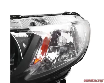 Spec-D Retro Style Projector Headlights (Matte Black Housing/Clear Lens) Honda Civic 2006-2011 - 2LHP-CV064JM-RS