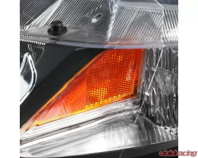 Spec-D Retro Style Projector Headlights (Matte Black Housing/Clear Lens) Honda Civic 2006-2011 - 2LHP-CV064JM-RS