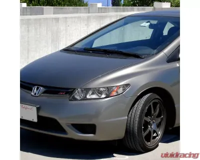 Spec-D Retro Style Projector Headlights (Matte Black Housing/Clear Lens) Honda Civic 2006-2011 - 2LHP-CV064JM-RS
