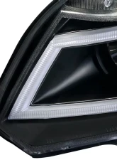 Spec-D LED Bar Projector Headlights (Matte Black Housing/Clear Lens) Honda Civic 2012-2015                                     - 2LHP-CV12JM-8V2-TM - Image 6