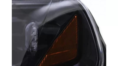 Spec-D Dual Halo Projector Headlights (Glossy Black Housing/Smoked Lens) Honda Civic 1996-1998                                     - 2LHP-CV96G-TM - Image 7