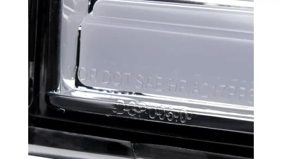 Spec-D LED Tube Projector Headlights (Chrome Housing/Clear Lens) Dodge Ram 2006-2009                                     - 2LHP-DGP06-G3-GO - Image 6