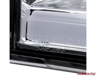 Spec-D LED Tube Projector Headlights (Chrome Housing/Clear Lens) Dodge Ram 2006-2009 - 2LHP-DGP06-G3-GO