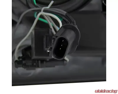 Spec-D Retro Style Projector Headlights (Matte Black Housing/Clear Lens) Dodge Ram 2006-2009 - 2LHP-DGP06JM-RS