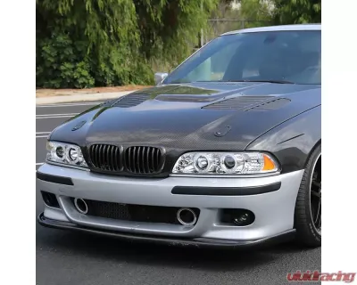 Spec-D Dual Halo Projector Headlights w/ LED Accent Lights (Chrome Housing/Clear Lens) BMW E39 1996-2003 - 2LHP-E3997-TM