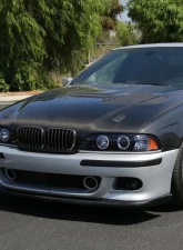 Spec-D Dual Halo Projector Headlights w/ LED Accent Lights (Glossy Black Housing/Smoke Lens) BMW E39 1996-2003                                     - 2LHP-E3997G-TM - Image 9