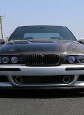 Spec-D Dual Halo Projector Headlights w/ LED Accent Lights (Glossy Black Housing/Smoke Lens) BMW E39 1996-2003                                     - 2LHP-E3997G-TM - Image 10