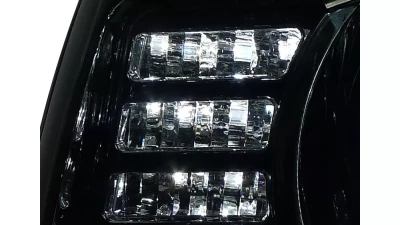 Spec-D Dual Halo Projector Headlights w/ SMD LED Light Strip (Chrome Housing/Smoked Lens) Cadillac Escalade 2002-2006                                     - 2LHP-ECLD02G-RS - Image 5