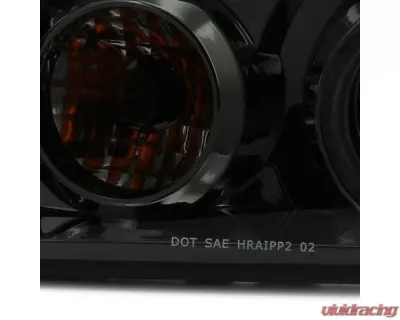 Spec-D Dual Halo Projector Headlights w/ SMD LED Light Strip (Chrome Housing/Smoked Lens) Cadillac Escalade 2002-2006 - 2LHP-ECLD02G-RS