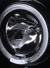 Spec-D Dual Halo Projector Headlights (Glossy Black Housing/Smoked Lens) Ford Explorer 2002-2005                                     - 2LHP-EPOR02G-TM - Image 4