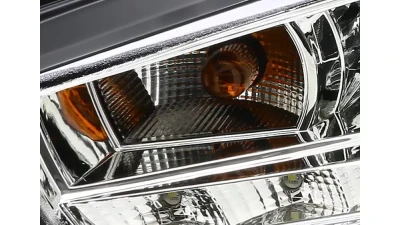 Spec-D EVO Projector Headlights w/ SMD LED Light Strip (Chrome Housing/Clear Lens) Mitsubishi 2008-2015                                     - 2LHP-EVO08-8-TM - Image 5