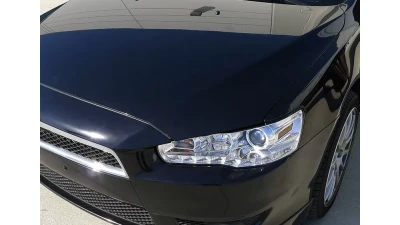 Spec-D EVO Projector Headlights w/ SMD LED Light Strip (Chrome Housing/Clear Lens) Mitsubishi 2008-2015                                     - 2LHP-EVO08-8-TM - Image 10