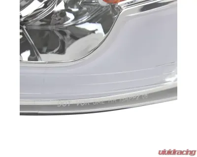 Spec-D  Projector Headlights w/ Bright White LED Bars (Chrome Housing/Clear Lens) Ford | Lincoln 2004-2008 - 2LHP-F15004-G3-GO