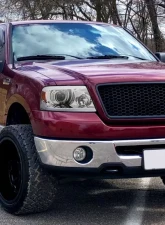 Spec-D  Projector Headlights w/ Bright White LED Bars (Chrome Housing/Clear Lens) Ford | Lincoln 2004-2008                                     - 2LHP-F15004-G3-GO - Image 10