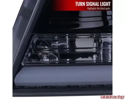 Spec-D LED C-Bar Projector Headlights (Glossy Black Housing/Smoked Lens) Ford F-150 | Lincoln Mark LT 2004-2008 - 2LHP-F15004G-G2-TM