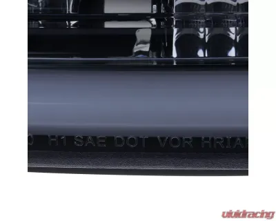 Spec-D LED C-Bar Projector Headlights (Glossy Black Housing/Smoked Lens) Ford F-150 | Lincoln Mark LT 2004-2008 - 2LHP-F15004G-G2-TM