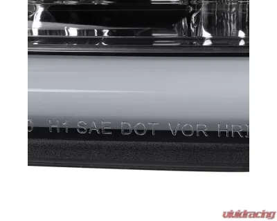 Spec-D LED C-Bar Projector Headlights (Matte Black Housing/Clear Lens) Ford F-150 | Lincoln Mark LT 2004-2008 - 2LHP-F15004JM-G2-TM