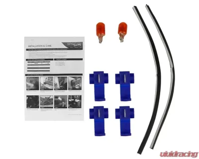 Spec-D LED C-Bar Projector Headlights (Matte Black Housing/Clear Lens) Ford F-150 | Lincoln Mark LT 2004-2008 - 2LHP-F15004JM-G2-TM