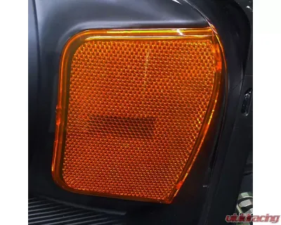 Spec-D Projector Headlights w/ Amber Reflectors (Matte Black Housing/Clear Lens) Ford F-150 | Lincoln Mark LT 2004-2008 - 2LHP-F15004JM-RS