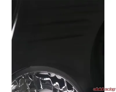 Spec-D Projector Headlights w/ Amber Reflectors (Matte Black Housing/Clear Lens) Ford F-150 | Lincoln Mark LT 2004-2008 - 2LHP-F15004JM-RS