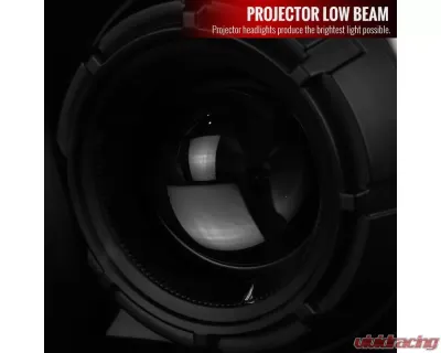 Spec-D Switchback Sequential LED C-Bar Projector Headlights (Black Housing/Smoked Lens) Ford F-150 | Lincoln Mark LT 2004-2008 - 2LHP-F15004SM-SQ-RS