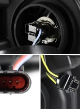 Spec-D Switchback Sequential LED C-Bar Projector Headlights (Black Housing/Smoked Lens) Ford F-150 | Lincoln Mark LT 2004-2008                                     - 2LHP-F15004SM-SQ-RS - Image 8