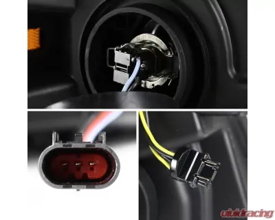 Spec-D Switchback Sequential LED C-Bar Projector Headlights (Black Housing/Smoked Lens) Ford F-150 | Lincoln Mark LT 2004-2008 - 2LHP-F15004SM-SQ-RS