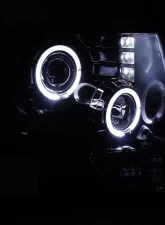 Spec-D Dual Halo Projector Headlights (Glossy Black Housing/Smoked Lens) Ford F-150 2009-2014                                     - 2LHP-F15009G-TM - Image 2