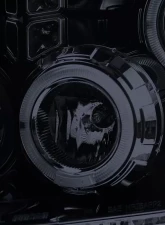 Spec-D Dual Halo Projector Headlights (Glossy Black Housing/Smoked Lens) Ford F-150 2009-2014                                     - 2LHP-F15009G-TM - Image 4