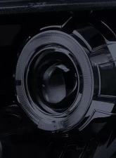 Spec-D Dual Halo Projector Headlights (Glossy Black Housing/Smoked Lens) Ford F-150 2009-2014                                     - 2LHP-F15009G-TM - Image 5