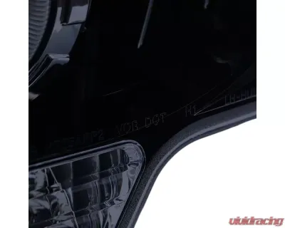 Spec-D Dual Halo Projector Headlights (Glossy Black Housing/Smoked Lens) Ford F-150 2009-2014 - 2LHP-F15009G-TM