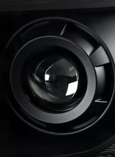 Spec-D Projector Headlights w/ LED Light Strip (Matte Black Housing/Clear Lens) Ford F-150 2009-2014                                     - 2LHP-F15009JM-8-RS - Image 3