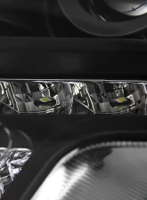 Spec-D Projector Headlights w/ LED Light Strip (Matte Black Housing/Clear Lens) Ford F-150 2009-2014                                     - 2LHP-F15009JM-8-RS - Image 5