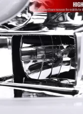 Spec-D LED Bar Projector Headlights (Chrome Housing/Clear Lens) Ford F-150 2015-2017                                     - 2LHP-F15015-TM - Image 4