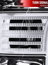 Spec-D LED Bar Projector Headlights (Chrome Housing/Clear Lens) Ford F-150 2015-2017                                     - 2LHP-F15015-TM - Image 6