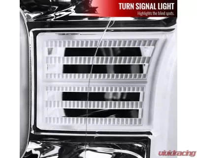 Spec-D LED Bar Projector Headlights (Chrome Housing/Clear Lens) Ford F-150 2015-2017 - 2LHP-F15015-TM