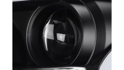 Spec-D LED Bar Projector Headlights - RS (Matte Black Housing / Clear Lens) Ford F-150 2015-2017                                     - 2LHP-F15015JM-RS - Image 4