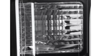 Spec-D LED Bar Projector Headlights - RS (Matte Black Housing / Clear Lens) Ford F-150 2015-2017                                     - 2LHP-F15015JM-RS - Image 6