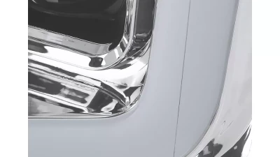 Spec-D LED C-Bar Projector Headlights w/ Switchback Sequential Turn Signal Lights (Chrome Housing / Clear Lens) Ford F-150 2018-2020                                     - 2LHP-F15018-SQ-RS - Image 5